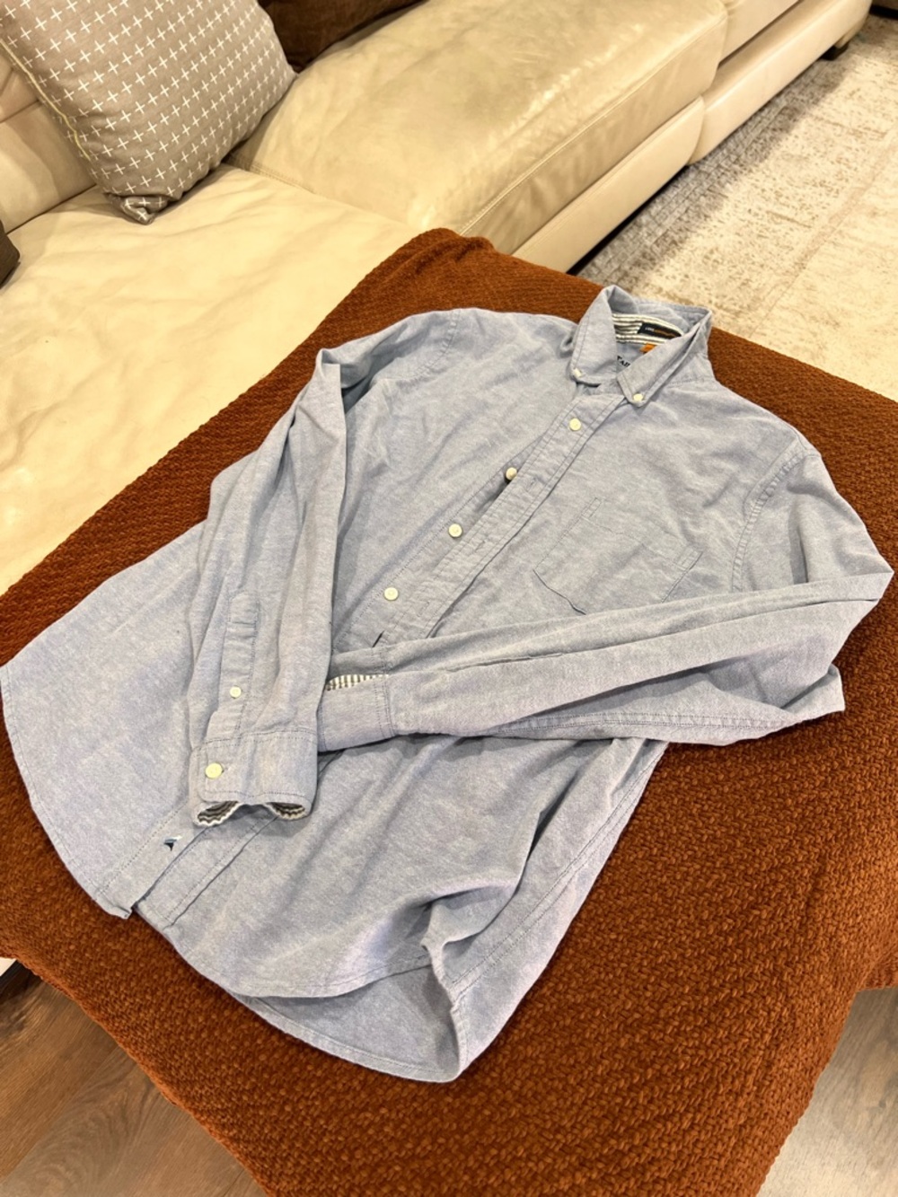 Tailor Vintage Light Blue Button-Down Shirt
